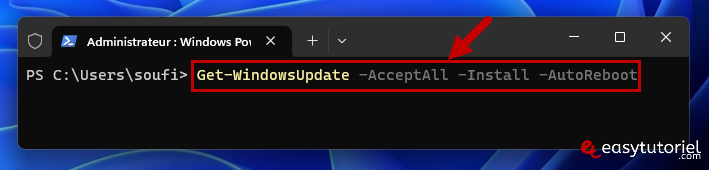 powershell windows update 6 get windowsupdate acceptall install autoreboot