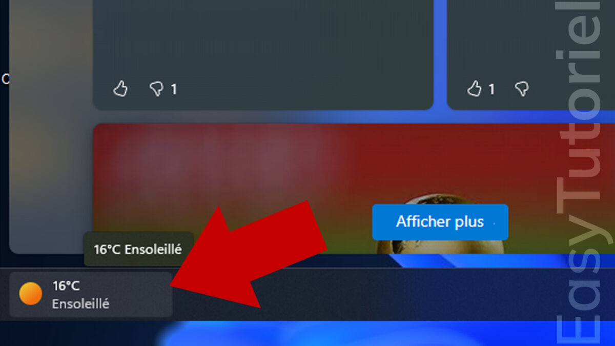 supprimer widgets windows 11