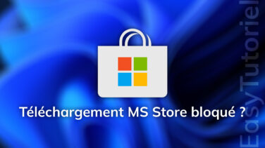 telechargement microsoft store bloque reparer ms store