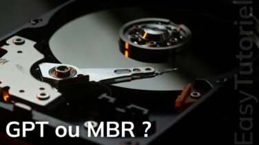 verifier si le lecteur utilise GPT ou MBR disque dur ssd