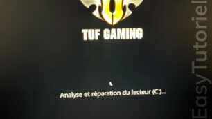 analyse et reparation du lecteur au demarrage solution