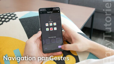 activer la navigation par gestes android