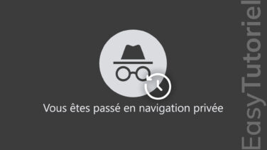afficher historique incognito navigation privee chrome