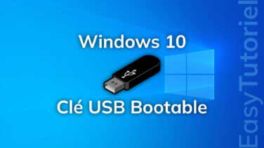 cle USB Windows 10 bootable 1