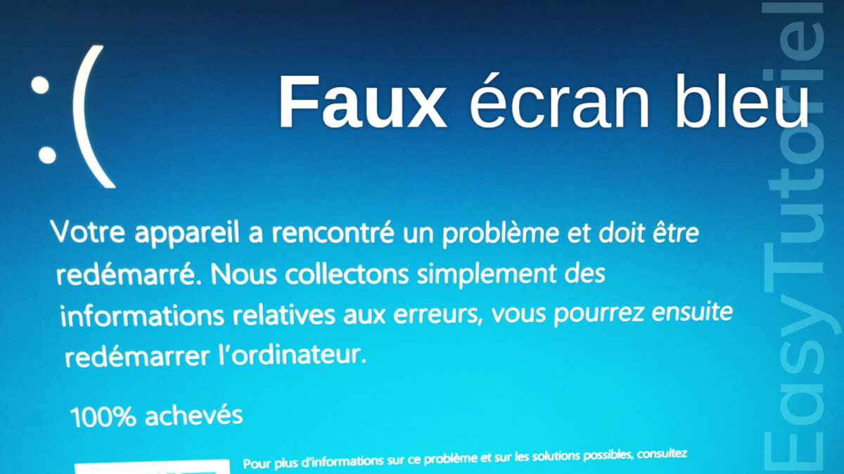 faux ecran bleu bsod