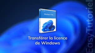 transferer la licence de windows entre deux pc