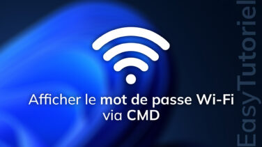 afficher mot de passe wifi via cmd