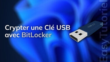 cypter cle usb disque dur bitlocker chiffrer