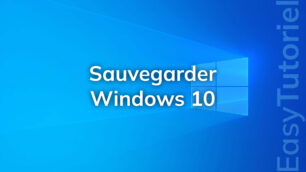 sauvegarder windows 10