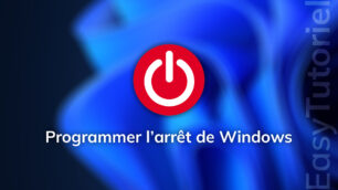 programmer arret redemarrage pc facile