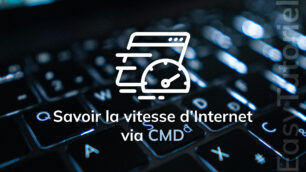 savoir vitesse internet cmd cli speedtest