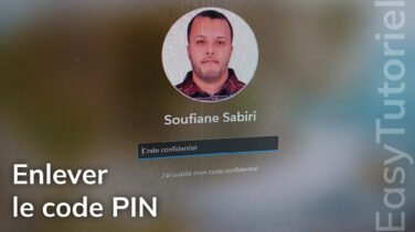 supprimer code pin connexion windows