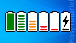 calibrer batterie pc portable windows