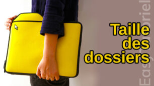 afficher la taille des dossiers dans explorateur windows