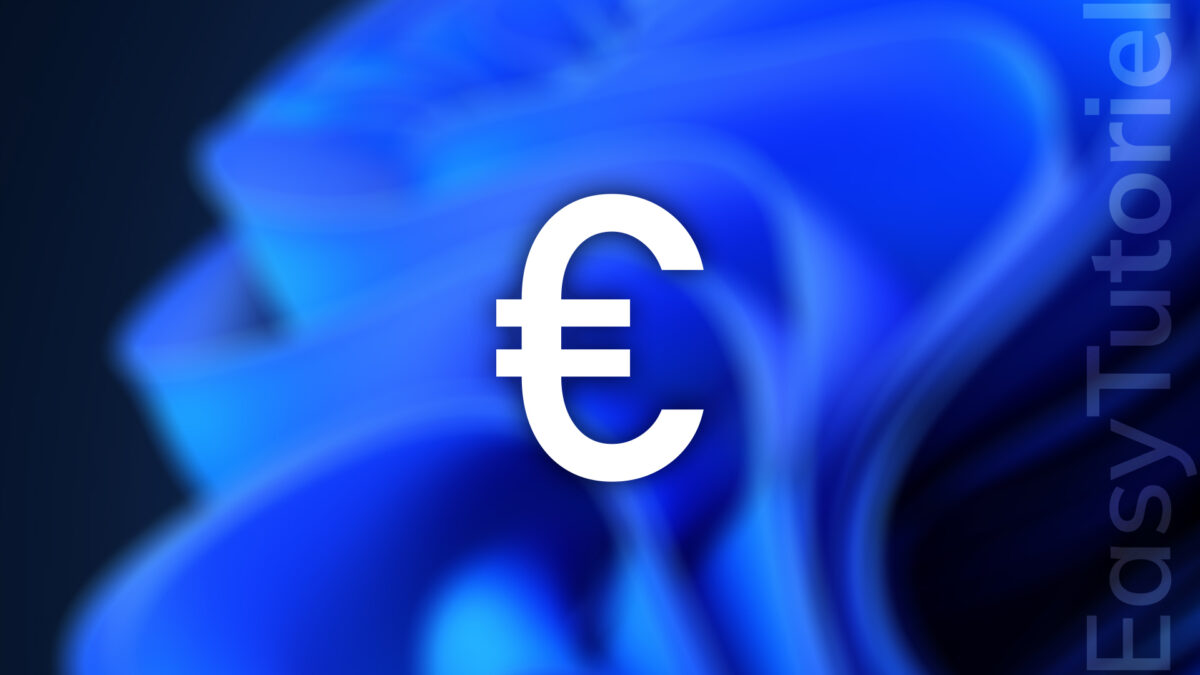 faire signe euro raccourci clavier windows mac android