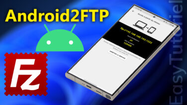 android ftp filezilla transfert fichiers windows