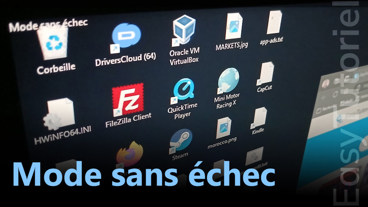 mode sans echec windows 11 demarrage