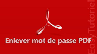 enlever mot de passe pdf