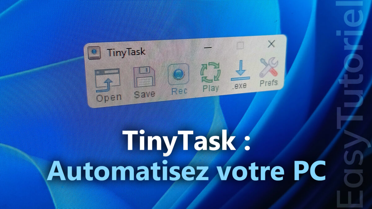 tinytask automatiser ordinateur pc windows