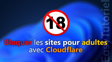 bloquer sites pour adultes cloudflare dns 1