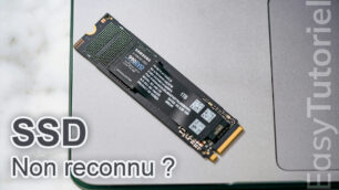 disque dur ssd non reconnu