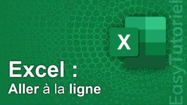 excel aller a la ligne 1