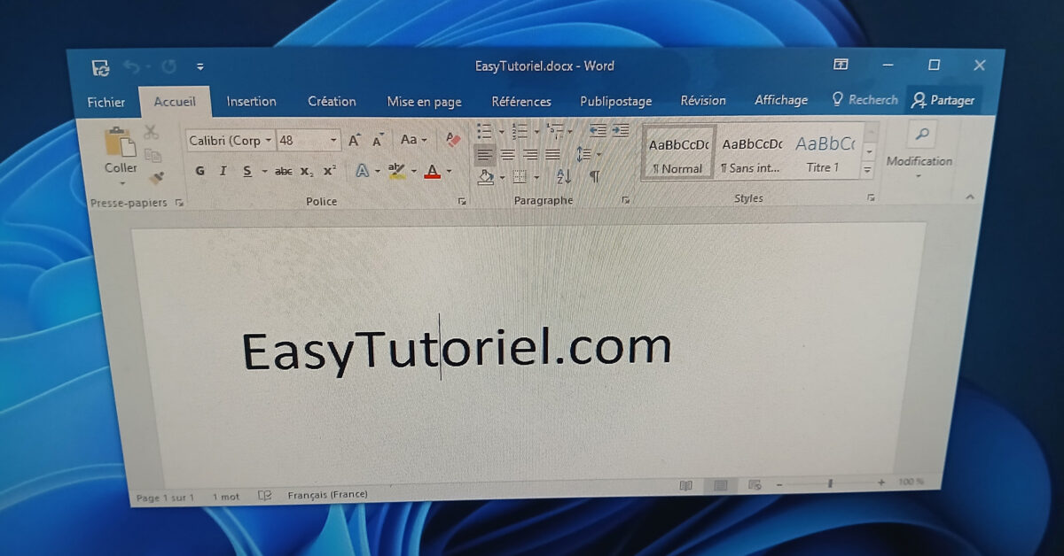 microsoft word desactiver mode refrappe