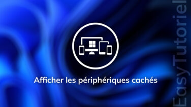 afficher peripheriques caches windows