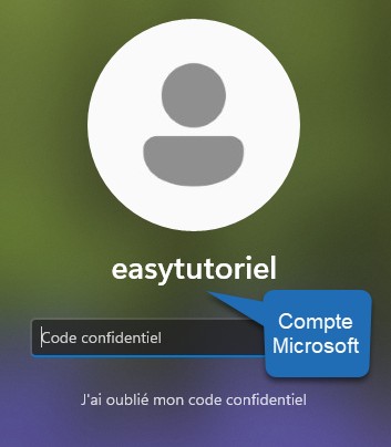 compte microsoft pin login