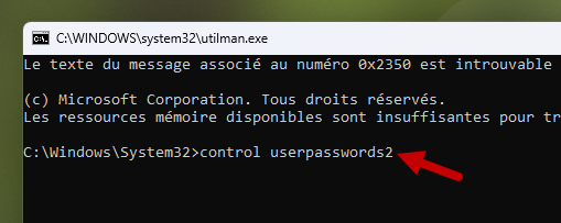 control userpasswords2