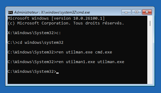 ren original utilman cmd