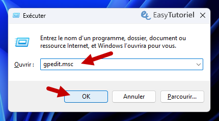 executer gpedit msc