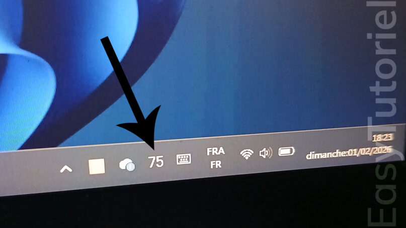pourcentage batterie windows 11