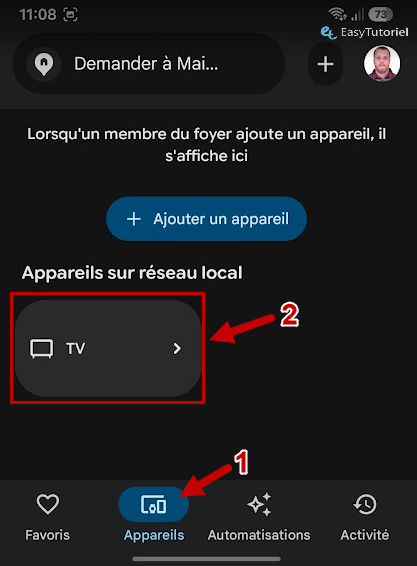 appareils tv