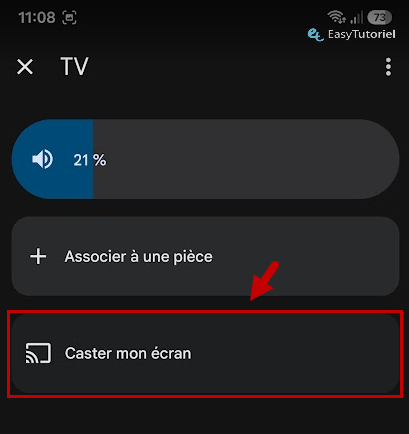 caster mon ecran