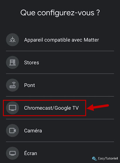 chromecast google tv que configurez vous