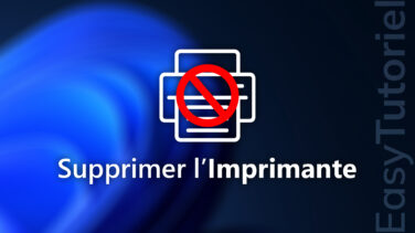 supprimer imprimante windows 11 guide tutoriel
