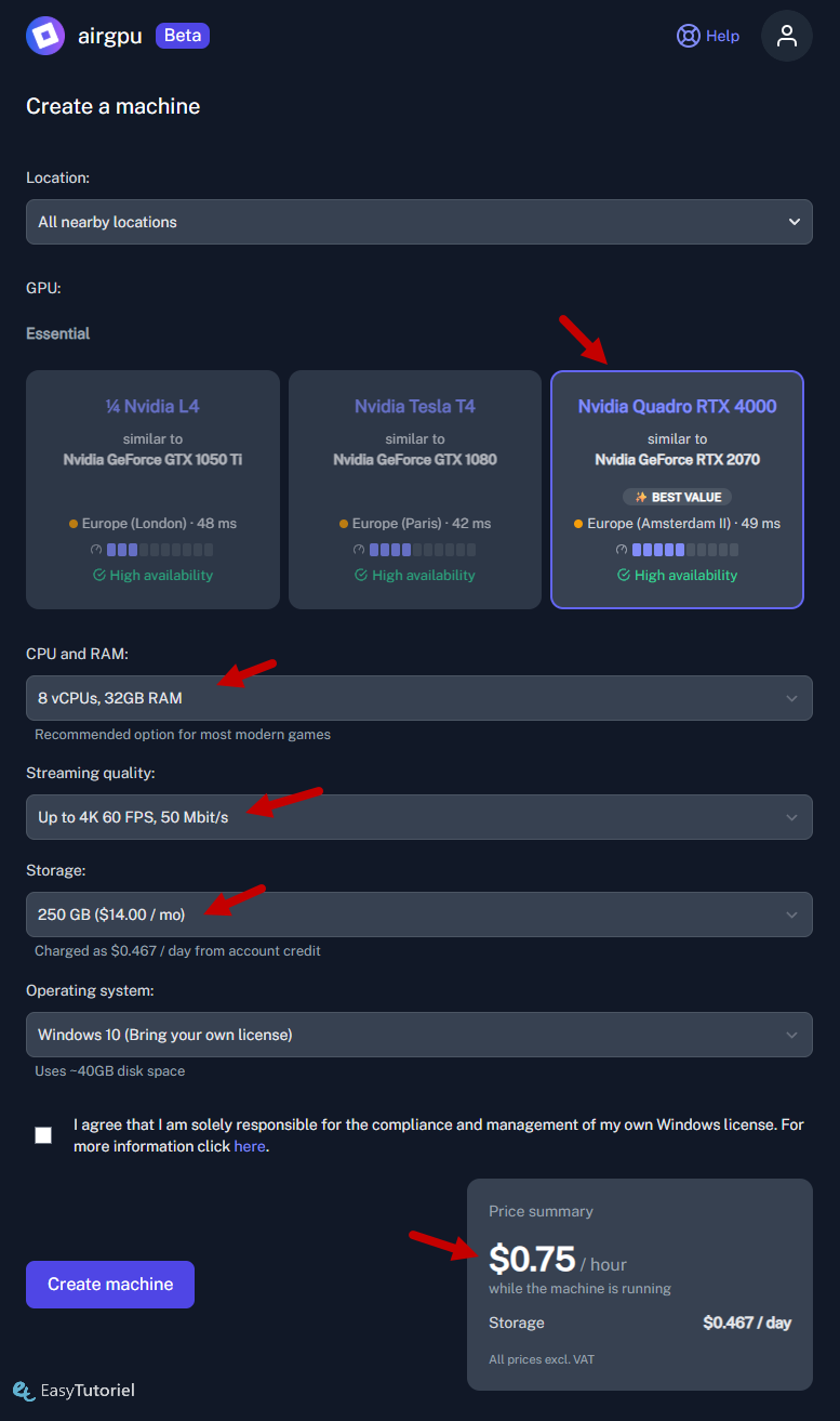 cloud gaming airgpu